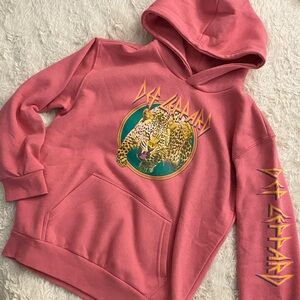 BNWT! Super Soft Def Leppard Tour Girls Hoodie